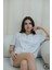Gri Düğmeli Şortlu Kısa Kollu Kadın Pijama Takımı 1