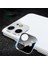 iPhone 11 6.1 Inch 3D Metal Kamera Koruyucu Metal LENS-(5775) - NTR1358-5109 1
