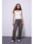 Wide Leg Kargo Yüksek Bel Geniş Bol Paça Uzun Jean Pantolon C1145AX24SP 3