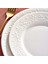 Yemek Takımı 24 Parça Beyaz Desenli 6 Kişilik Porselen Set 4