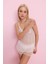 Bridal Dantel Beyaz Askılı Pijama Üstü-Fall in Love B0208AX24SP 3