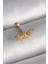 Bfs 316L Çelik Gold Renk Zirkon Taşlı Çiçek Tragus Piercing 1