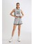 Fit Standart Fit Sporcu Kısa Paça Şort B8974AX24SM 5