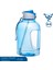 161643-003 Bpa Free Kulplu Pipetli Motivasyon Sporcu Su Matarası Suluk 2,5lt Su Şişesi 2