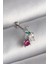 Bfs 316L Çelik Gümüş Renk Zirkon Taşlı Tragus Piercing 1