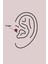 Bfs 316L Çelik Gold Renk Zirkon Taşlı Sonsuzluk Model Tragus Piercing 2