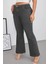 Cedy Denım - Kadın Siyah Büyük Beden Ispanyol Paça Yüksek Bel Skinny Fit Likralı Pantolon C628 1