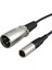 3 Pin Mini Xlr Erkek To 3 Pin Xlr Erkek Kablo 50 Cm 1