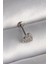 Bfs 316L Çelik Gümüş Renk Zirkon Taşlı Kalp Model Tragus Piercing 1