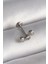 Bfs 316L Çelik Gümüş Renk Zirkon Taşlı Tragus Piercing 1