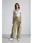 Coool Jogger Pantolon Gabardin Kumaş Normal Bel Basic Düz Kargo Cepli B0454AX24SP 2