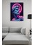 Neon Poseidon Kanvas Tablo 1