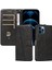 iPhone 12/12 Pro Için Kılıf Manyetik Kapatma Kart Yuvaları ve Destek Standı Darbeye Dayanıklı Pu Deri Kılıf (Yurt Dışından) 1