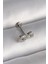 Bfs 316L Çelik Gümüş Renk Zirkon Taşlı Sonsuzluk Model Tragus Piercing 1