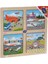Bfs Nessiworld ONY-343/344/345/346 Ahşap Eğitici 4'lü Puzzle -Onyıl 4
