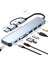 Macbook Pro Air Uyumlu Type-C 8in1 Dönüştürücü Çoklayıcı USB / Sd / Tf / 3.5mm Jack / Type-C 87W Pd 1