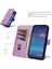 iPhone 12/12 Pro Için Kılıf Manyetik Kapatma Kart Yuvaları ve Destek Standı Darbeye Dayanıklı Pu Deri Kılıf (Yurt Dışından) 4