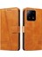 Xiaomi 13 Pro Için Kılıf Manyetik Kapatma Kart Yuvaları ve Destek Standı Darbeye Dayanıklı Pu Deri Kılıf (Yurt Dışından) 1