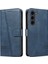 Samsung Galaxy S23 Için Kılıf Manyetik Kapatma Kart Yuvaları ve Destek Standı Darbeye Dayanıklı Pu Deri Kılıf (Yurt Dışından) 1