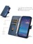 iPhone 14 Pro Max Için Kılıf Manyetik Kapatma Kart Yuvaları ve Destek Standı Darbeye Dayanıklı Pu Deri Kılıf (Yurt Dışından) 4