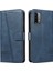 Xiaomi Redmi Note 9 4g Için Kılıf Manyetik Kapatma Kart Yuvaları ve Destek Standı Darbeye Dayanıklı Pu Deri Kılıf (Yurt Dışından) 1