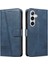 Samsung Galaxy S24 Için Kılıf Manyetik Kapatma Kart Yuvaları ve Destek Standı Darbeye Dayanıklı Pu Deri Kılıf (Yurt Dışından) 1