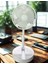108 Taşınabilir Masaüstü Beyaz USB Fan 5