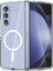 Samsung Galaxy Z Fold 6 Uyumlu Kamera Korumalı Magsafe Wireless Şarj Özellikli Şeffaf Silikon Kılıf 1