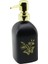 Cam Kare - Siyah Şişe- -Sarı Kelebek- Çiçek Desen Sıvı Sabunluk 400ML Gold Plastik Pompa (5047) 1