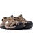 Erkek Bej Deri Outdoor Sandalet 25SFD695914 3
