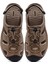 Erkek Bej Deri Outdoor Sandalet 25SFD695914 7