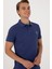 Erkek Açık Lacivert Tişört Basic 50298041-VR059 2
