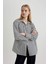 Oversize Fit Poplin Uzun Kollu Çizgili Gömlek W7702AZ24SP 1
