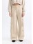 Coool Basic Düz Wide Leg Geniş Bol Paça Pantolon Gabardin Kumaş Kargo Cepli C3890AX24SP 1