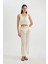 Regular Fit Ajurlu Triko Maxi Plaj Eteği-Fall in Love B6888AX24SM 3