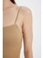 Regular Fit Simli Kumaş İnce Askılı Mayo-Fall in Love A8765AX24SM 5