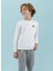 Haribo Beyaz Kız Çocuk Bisiklet Yaka Sweatshirt HRBTXT300 1