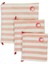 Peppythings Pembe Gigi 3'li Set (Bez Çanta - 3'lü Kese - Makyaj Çantası) 6