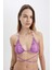 Regular Fit Şal Desenli Bikini Üstü-Fall in Love C3176AX24SM 3