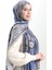 Karaca Desenli Cotton Şal 82002-11 Vizon Mor 2