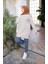 Çizgili Spor Tunik 71295-03 Kahverengi 2