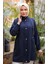 Düğmeli Kap 71242-02 Lacivert 4