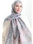 Karaca Desenli Cotton Şal 82002-07 Pudra Mavi 1