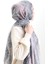 Karaca Desenli Cotton Şal 82002-07 Pudra Mavi 3