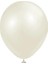 Aura Ivory White Kalisan Balon Parlak Parti Balonu-Fildişi Beyazı 12 Inc 50'li 1