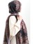 Karaca Desenli Cotton Şal 82002-01 Siyah Bordo 3