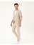 Erkek Bej Slim Fit Beli Bağcıklı Pantolon 50293848-VR011 1