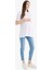 Skinny Fit Yüksek Bel Düz Paça Uzun Hamile Pantolon Z6878AZ24SP 3