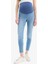 Skinny Fit Yüksek Bel Düz Paça Uzun Hamile Pantolon Z6878AZ24SP 5