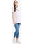 Skinny Fit Yırtık Detaylı Yüksek Bel Düz Paça Uzun Hamile Pantolon X2068AZ24SP 2